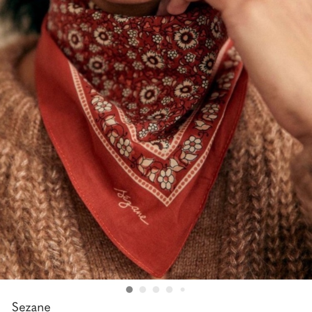 SÉZANE Le Foulard Fleurs D’ete Pattern